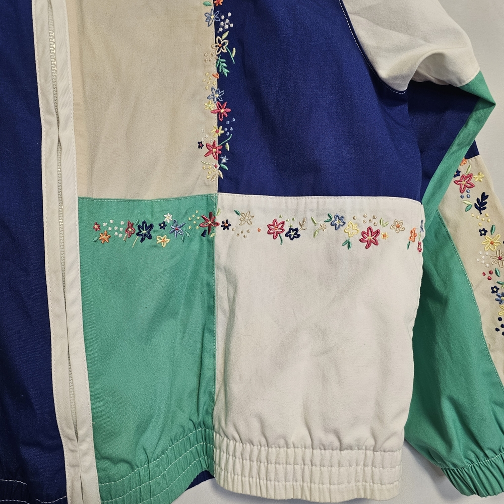 Vintage Koret Francisca Patchwork Jacket With Flo… - image 6